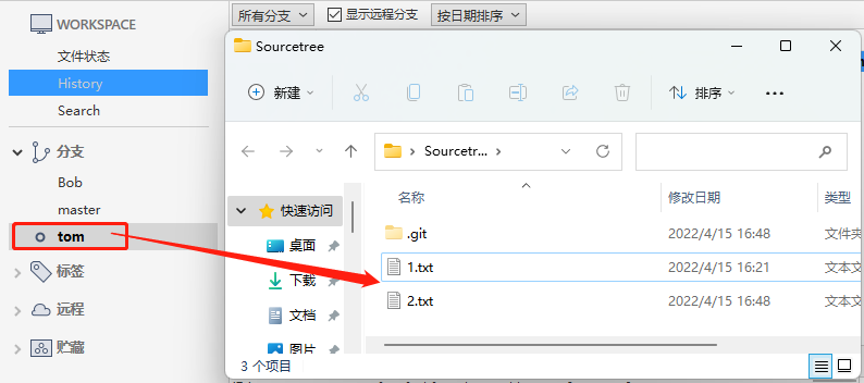 Git 管理工具 SourceTree 的使用（上手简单，不熟悉git命令的开发者必用）