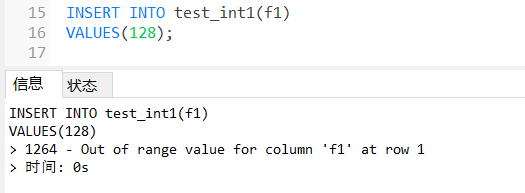 【mysql】整数类型