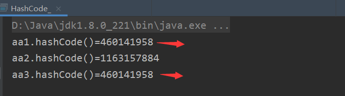 【JavaSE】hashCode方法基本使用