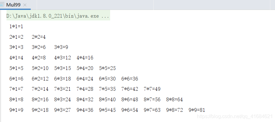 Java之多重循环控制基本使用