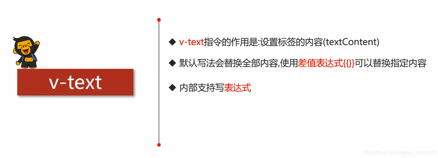 vue之v-text、v-html及v-on标签基本使用