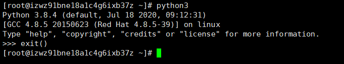 Centos7.3环境下安装最新版的Python3.8.4