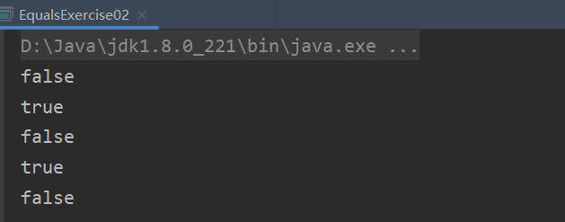 【JavaSE】equals方法基本使用