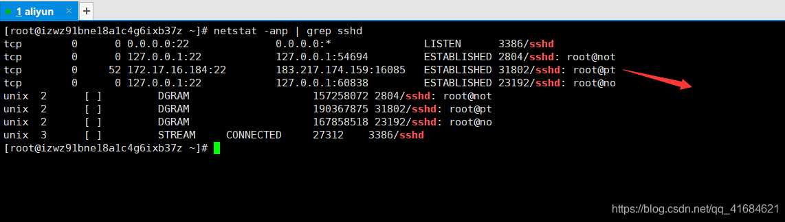 Linux之netstat命令基本使用