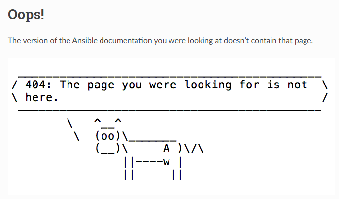 cowsay和ansible