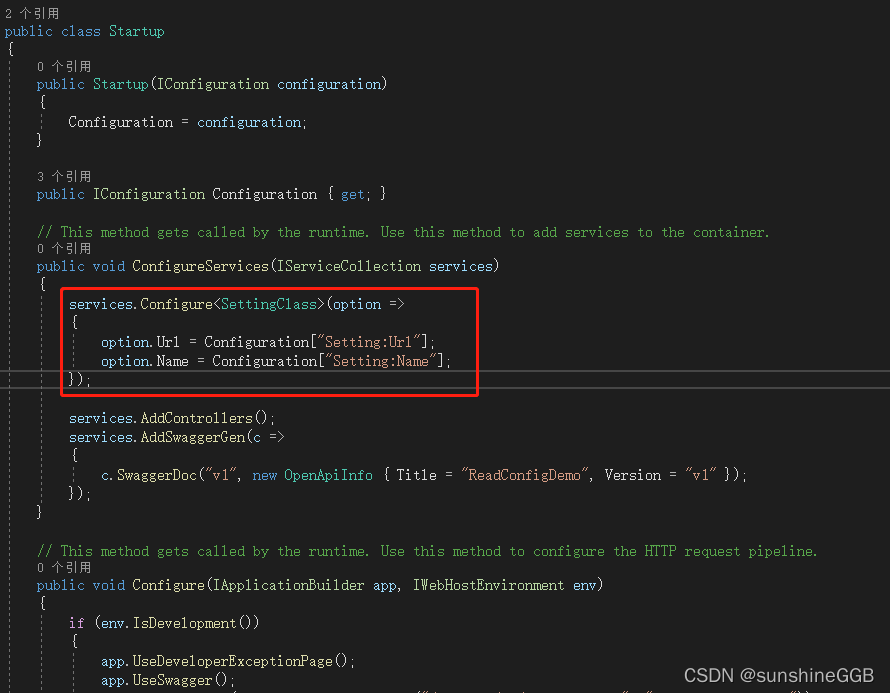 .net core 读取配置文件的几种方式