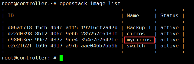 openstack操作之一 命令行