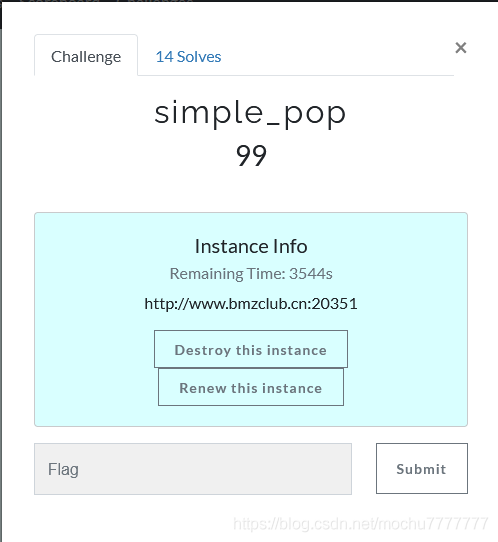 BMZCTF：simple_pop