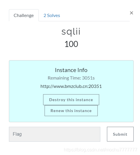 BMZCTF：sqlii