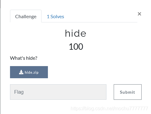 BMZCTF：hide