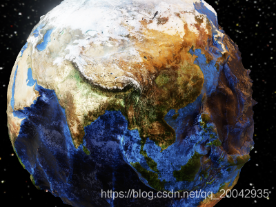 227Echarts - 3D 地球（Iron globe）