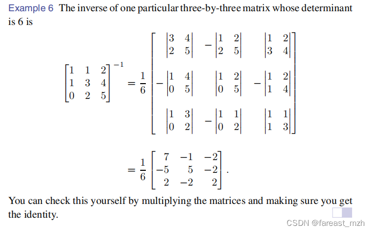 Matrix Arithmetic, Matrix Inverse