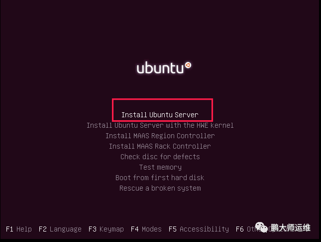 vmware workstation安装Ubuntu 18.04server