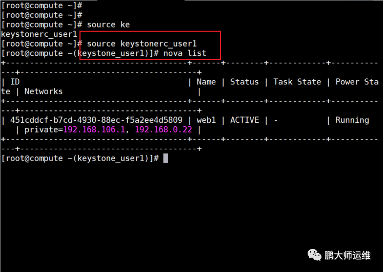 08openstack部署之使用命令操作