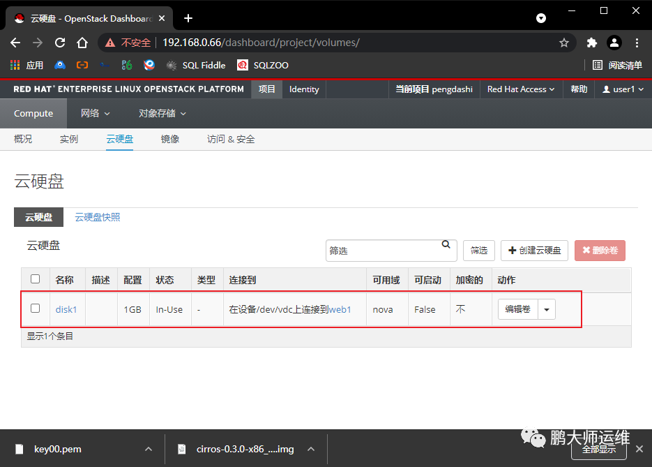 07openstack部署之云硬盘与容器