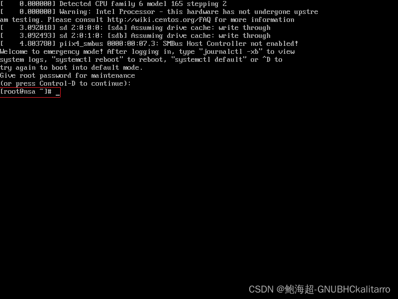 Linux：开机自动挂载磁盘出错 两种解决办法 /etc/fstab