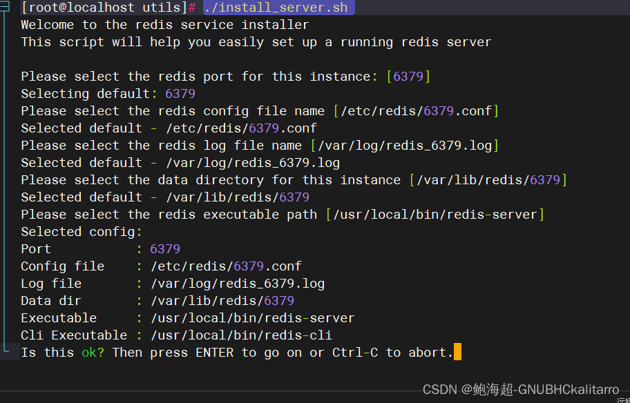 Linux：redis数据库源码包安装