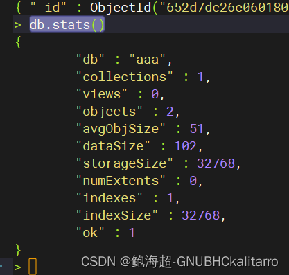 Linux：mongodb数据库基础操作（3.4版本）