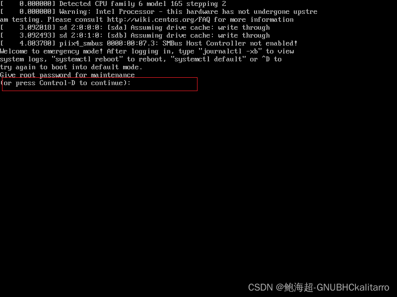 Linux：开机自动挂载磁盘出错 两种解决办法 /etc/fstab