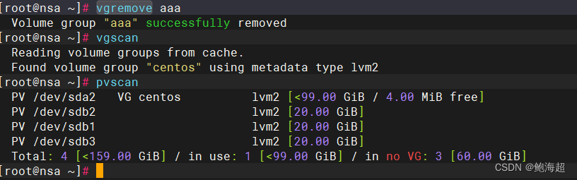 Linux：LVM动态磁盘管理