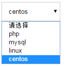 小物件之select单选下拉列表