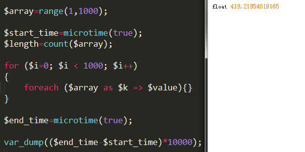 空循环比较 for foreach array_map array_walk