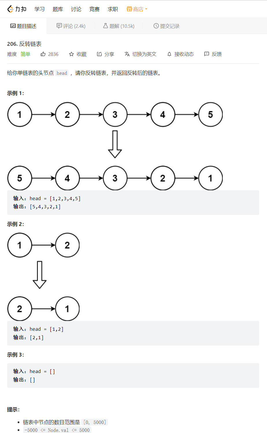 【数据结构】11道LeetCode链表OJ练习