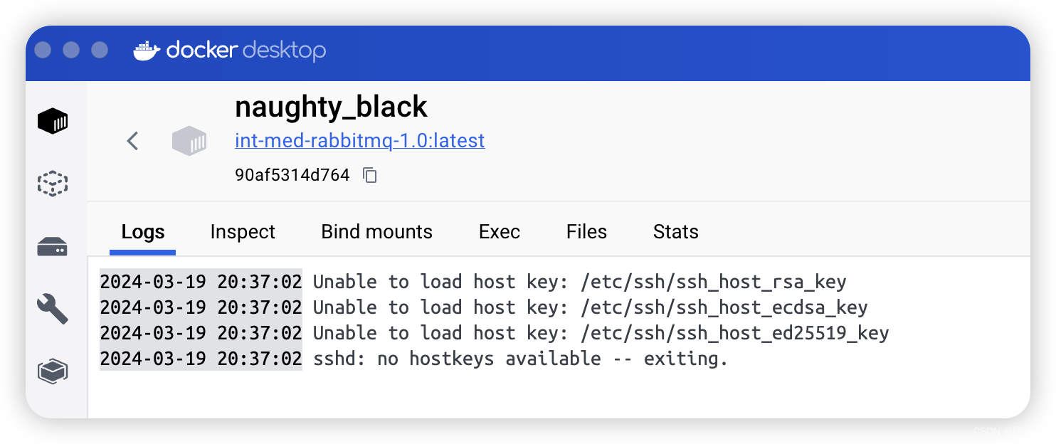 Unable to load host key: /etc/ssh/ssh_host_rsa_key