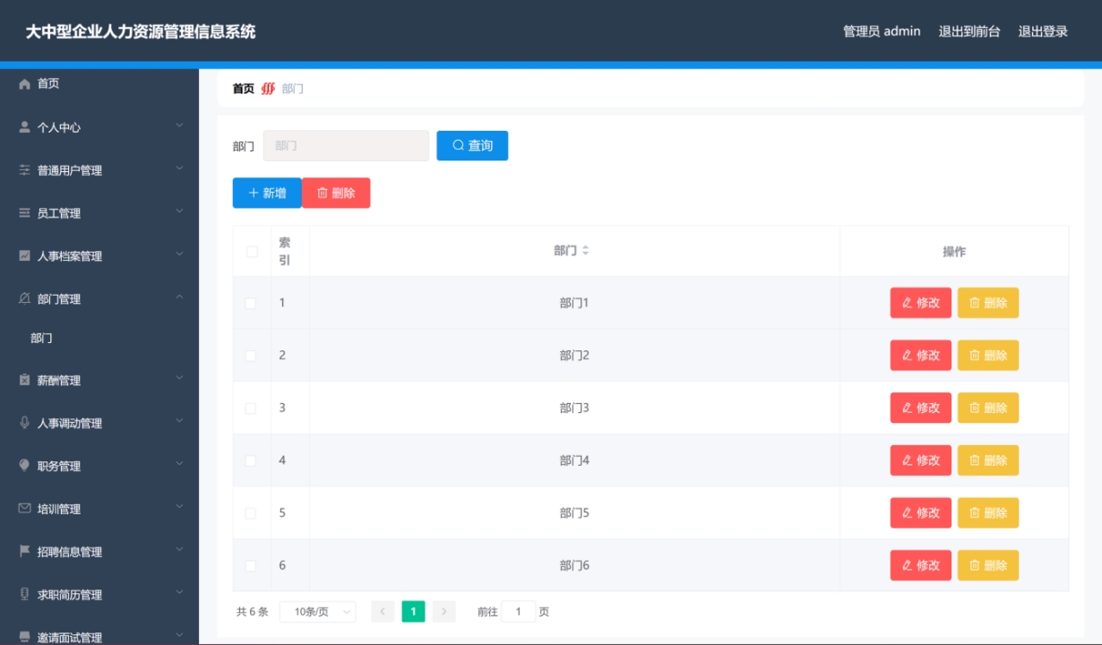 基于Java的大中型企业人力资源管理信息系统设计与开发