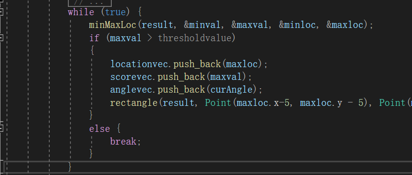 C++ 多角度模板匹配 C++ 多角度模板匹配