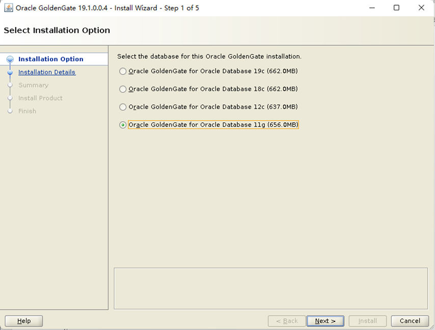 配置ogg同步oracle 11g数据到oracle 19c