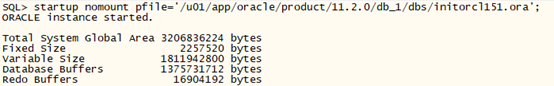 ORA-01261 参数db_recovery_file_dest不能转义