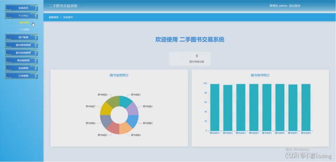 基于SpringBoot+Vue的二手图书交易系统的详细设计和实现