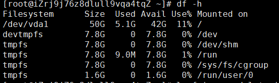 利用lsof命令查找已经删除的文件来释放磁盘空间（Linux系统通过df和du查看磁盘使用的大小不一致问题及解决方法）