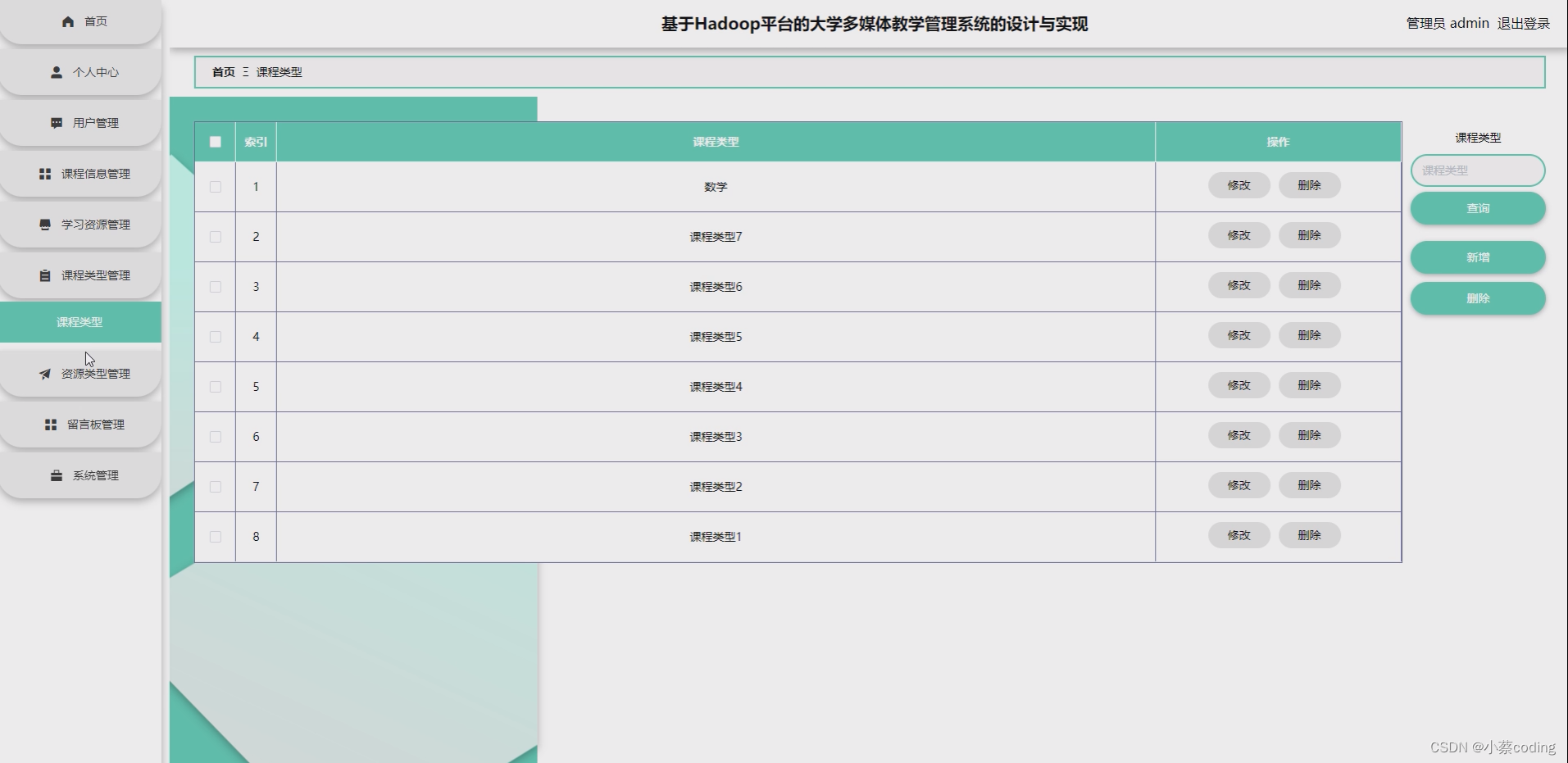 基于SpringBoot+Vue的大学多媒体教学管理系统的详细设计和实现(源码+lw+部署文档+讲解等)