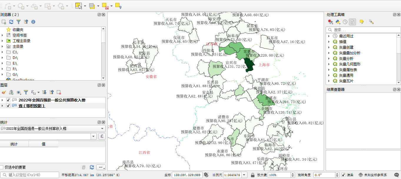 Qgis基本操作之图层符号化和标注实战