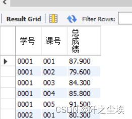 MySQL数据库05——数据的查询（SELECT）