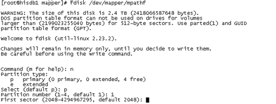 Device "/dev/mapper/mpatha" is already labeled for ASM disk ""