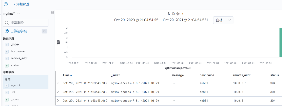 Filebeat收集Nginx日志