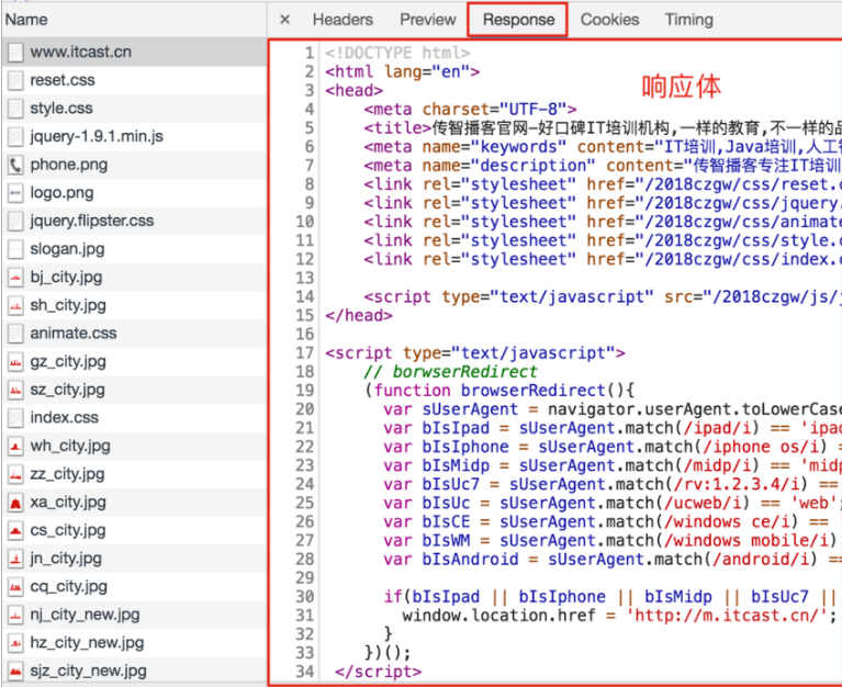 Python之HTTP响应报文