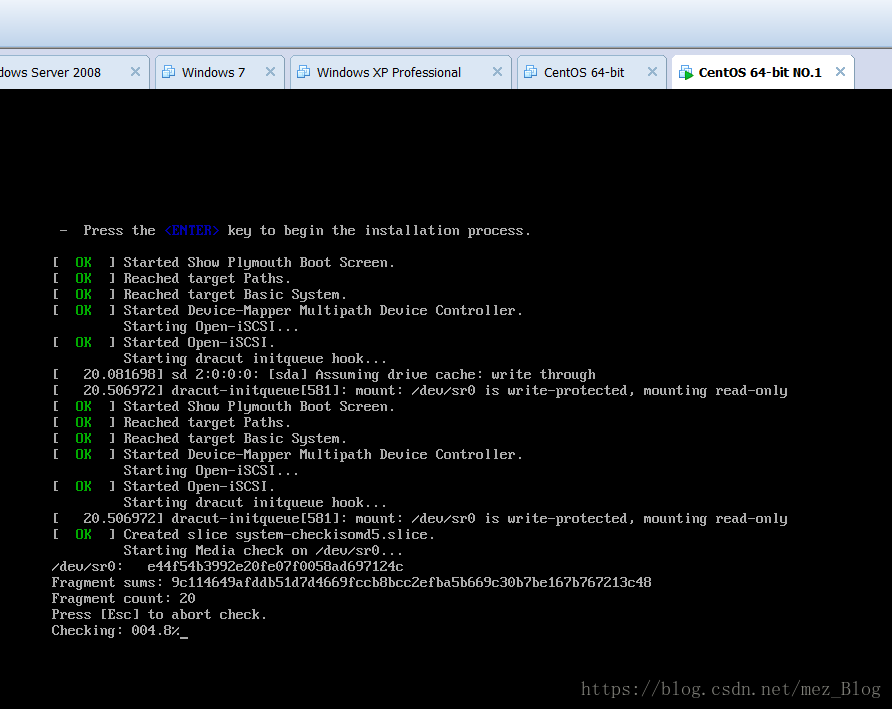 虚拟机中CentOS 7安装过程 虚拟机中CentOS 7安装过程