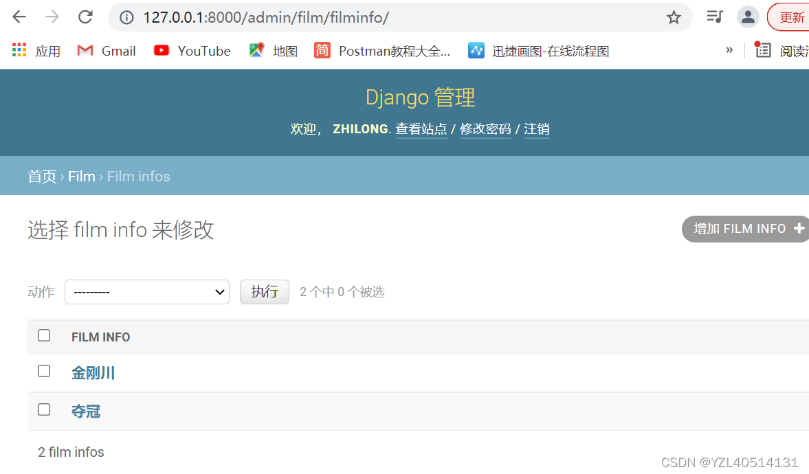 【django】站点管理