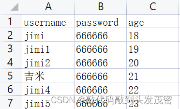 JMeter参数化（6）