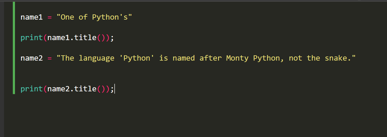 C++ 实现Python的 String 的 title()函数