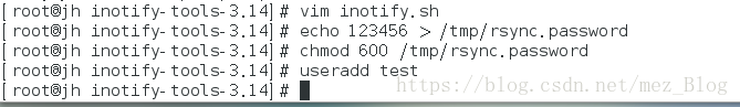 CentOS7下的综合实验（RAID5+LVM+inotify+rsync+backup快照）