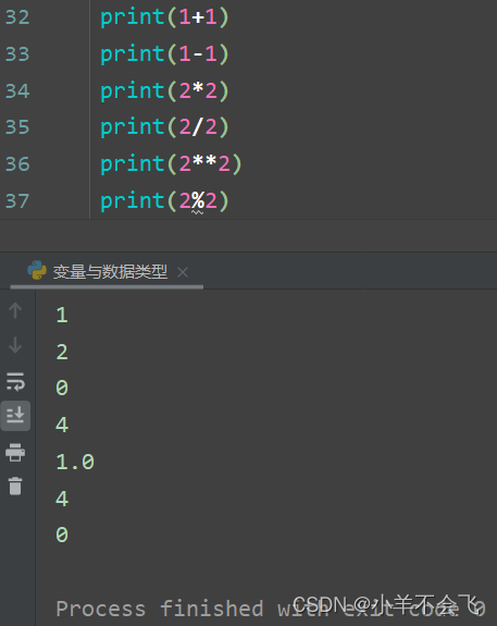 Python入门篇--变量与数据类型