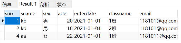 MySQL—修改、删除数据（一）