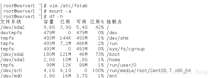 CentOS下做raid5