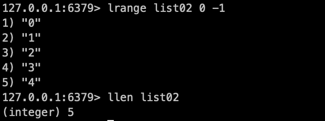 redis 列表list操作命令