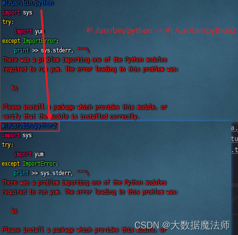 centos安装Python3之后yum不能使用异常